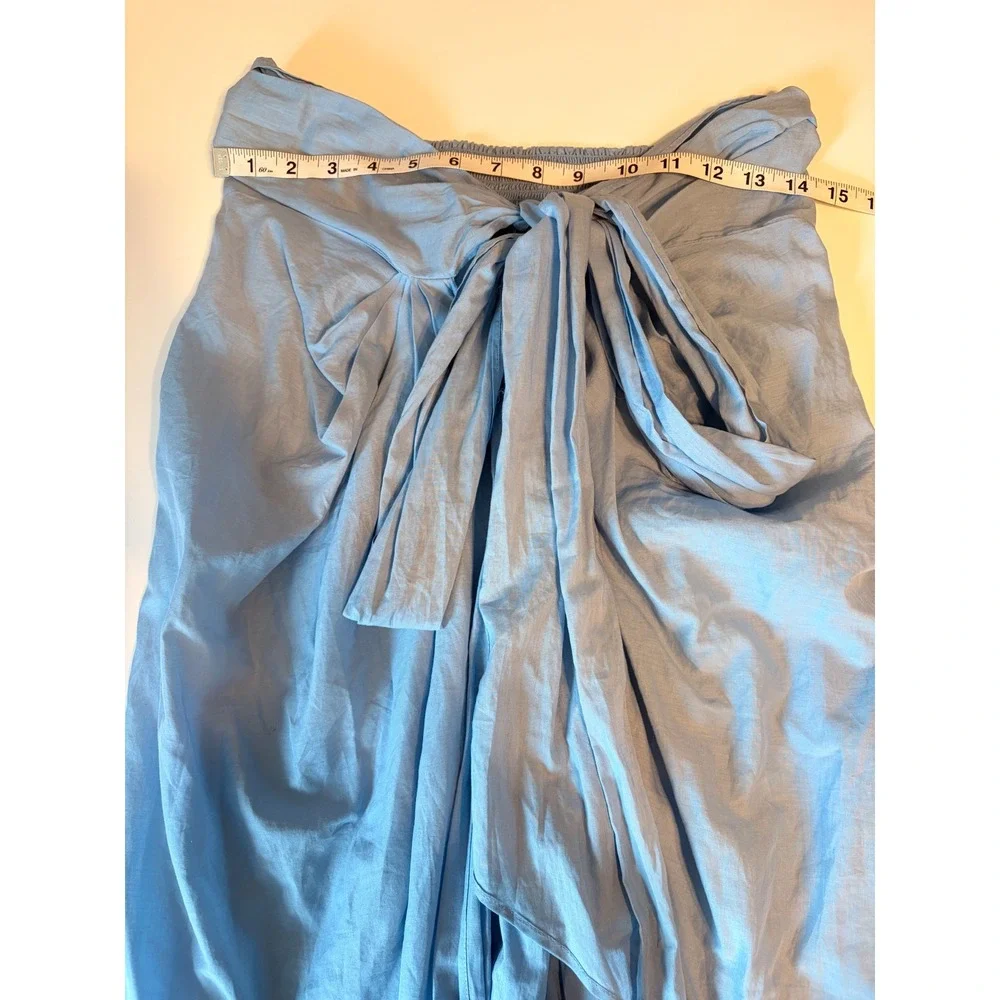 J. Crew Convertible Sarong 100% Cotton Light Blue Size XS
